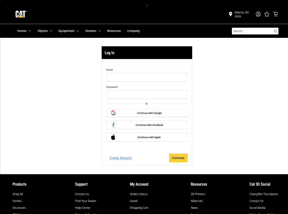 Screenshot of the prototype front-end designed by the Georiga-tech team.